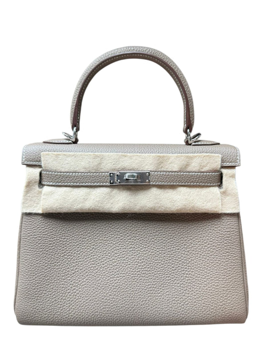 Hermes Kelly Retourne 25 Noir Togo PHW