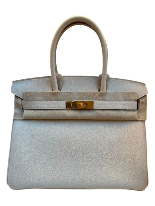 Hermes Birkin Retourne 30 Craie Togo GHW