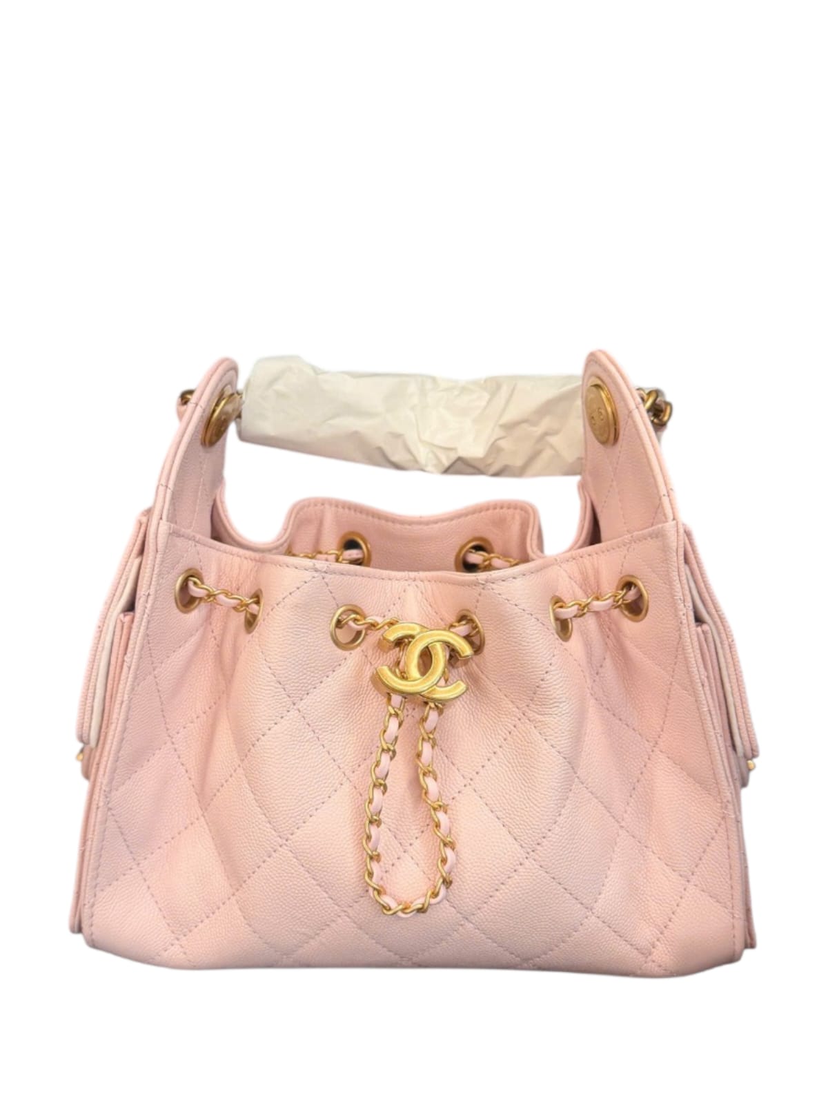 Chanel Hobo Mini Pink Caviar AGHW