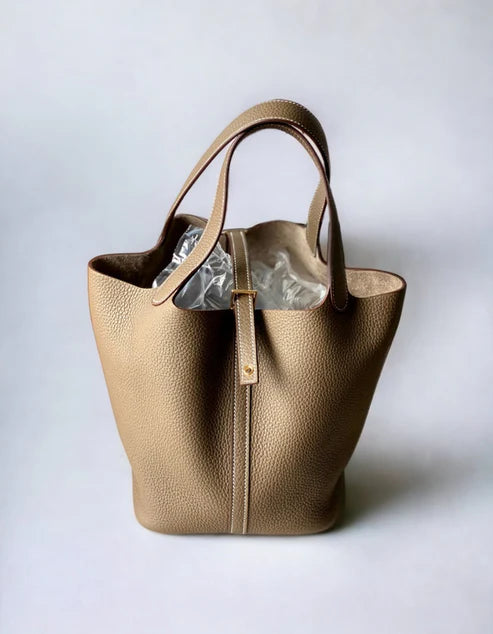 Hermes Picotin 22 Etoupe Clemence GHW