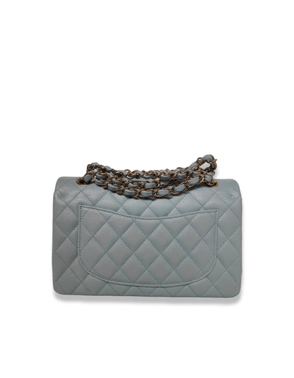 Chanel Classic Small Light Blue Caviar LGHW 22P