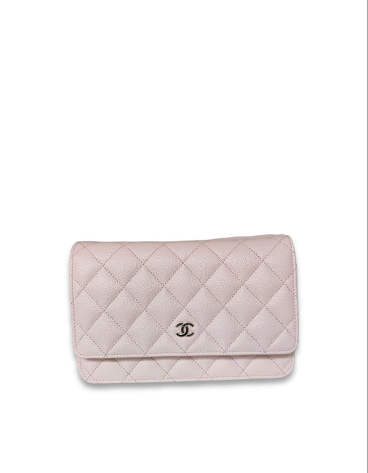 Chanel Wallet On Chain Pink Caviar LGHW