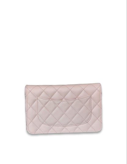 Chanel Wallet On Chain Pink Caviar LGHW