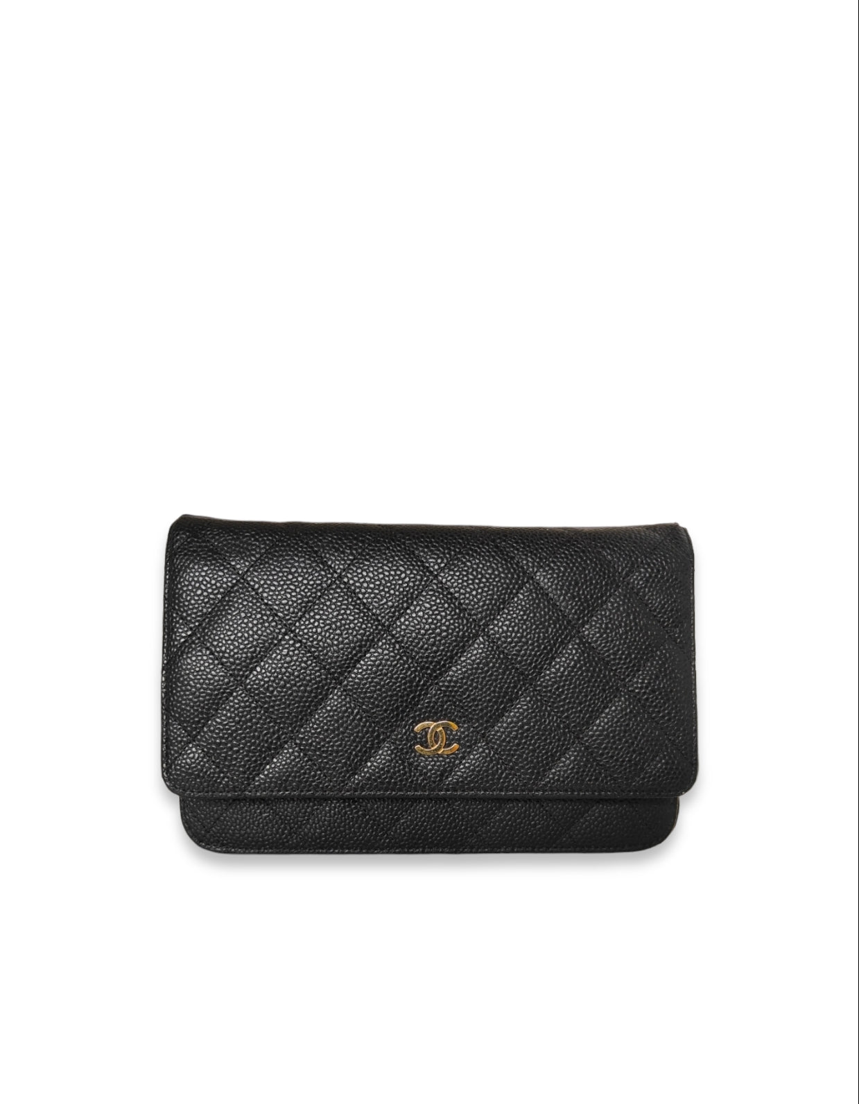 Chanel Wallet On Chain Black Caviar GHW