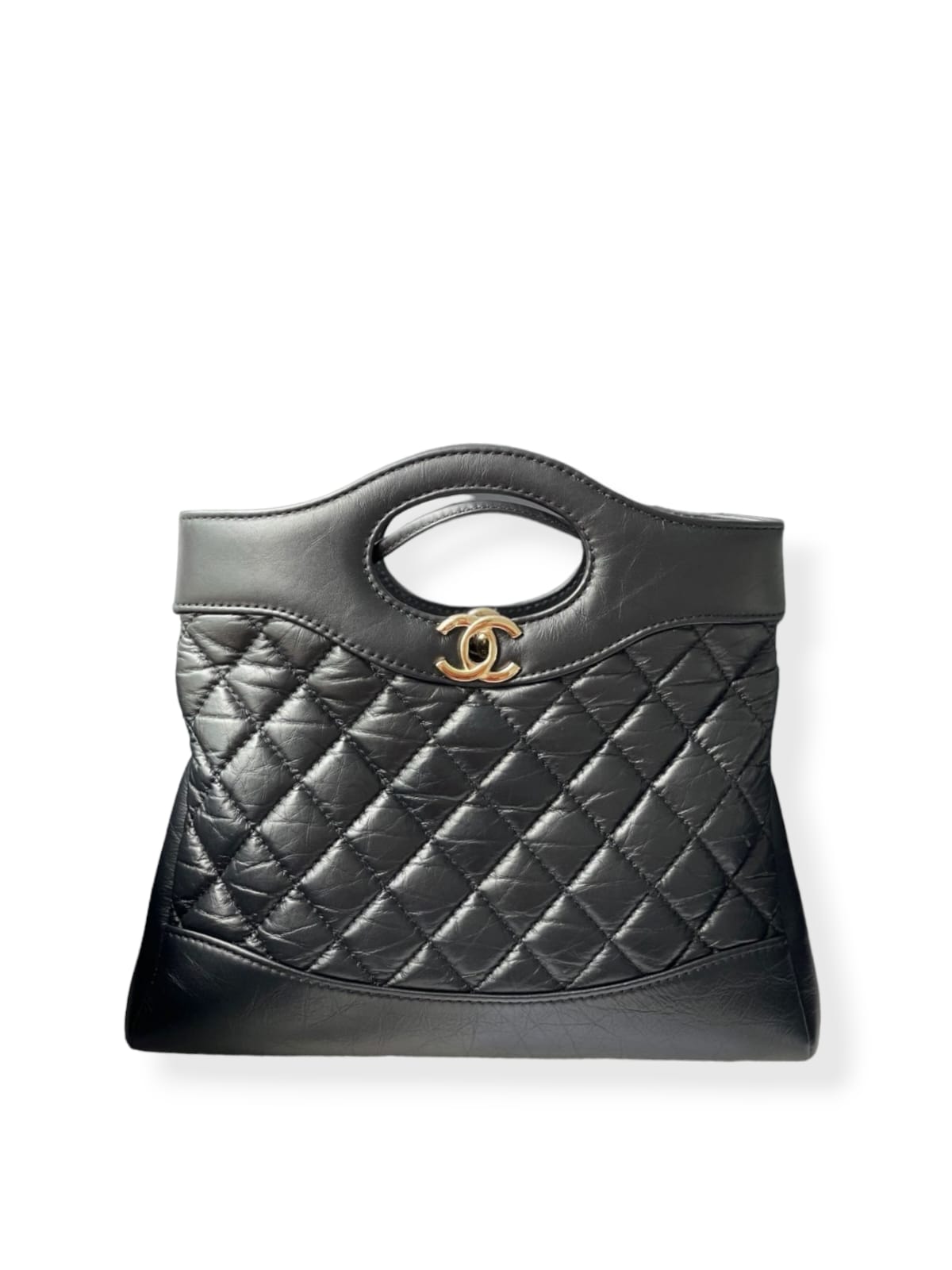 Chanel Hobo Small Black Lambskin LGHW