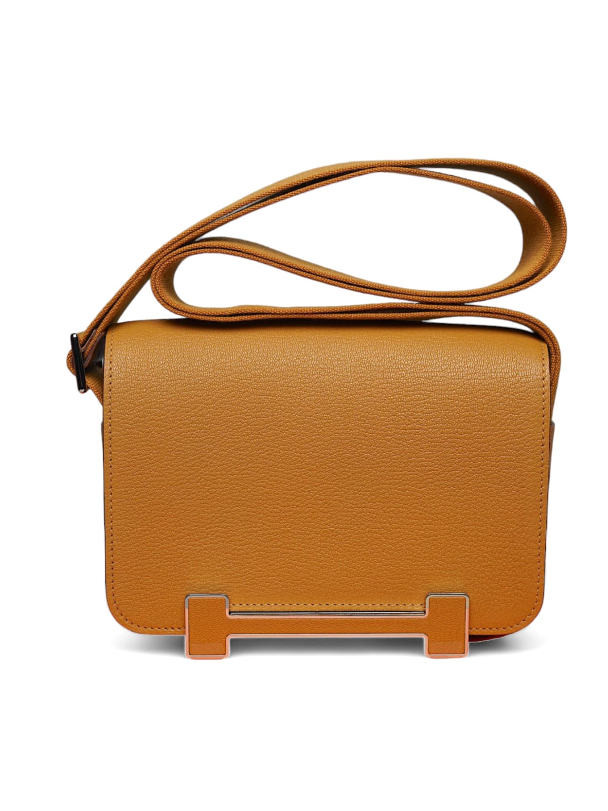 Hermes Geta Caramel Chevre PHW