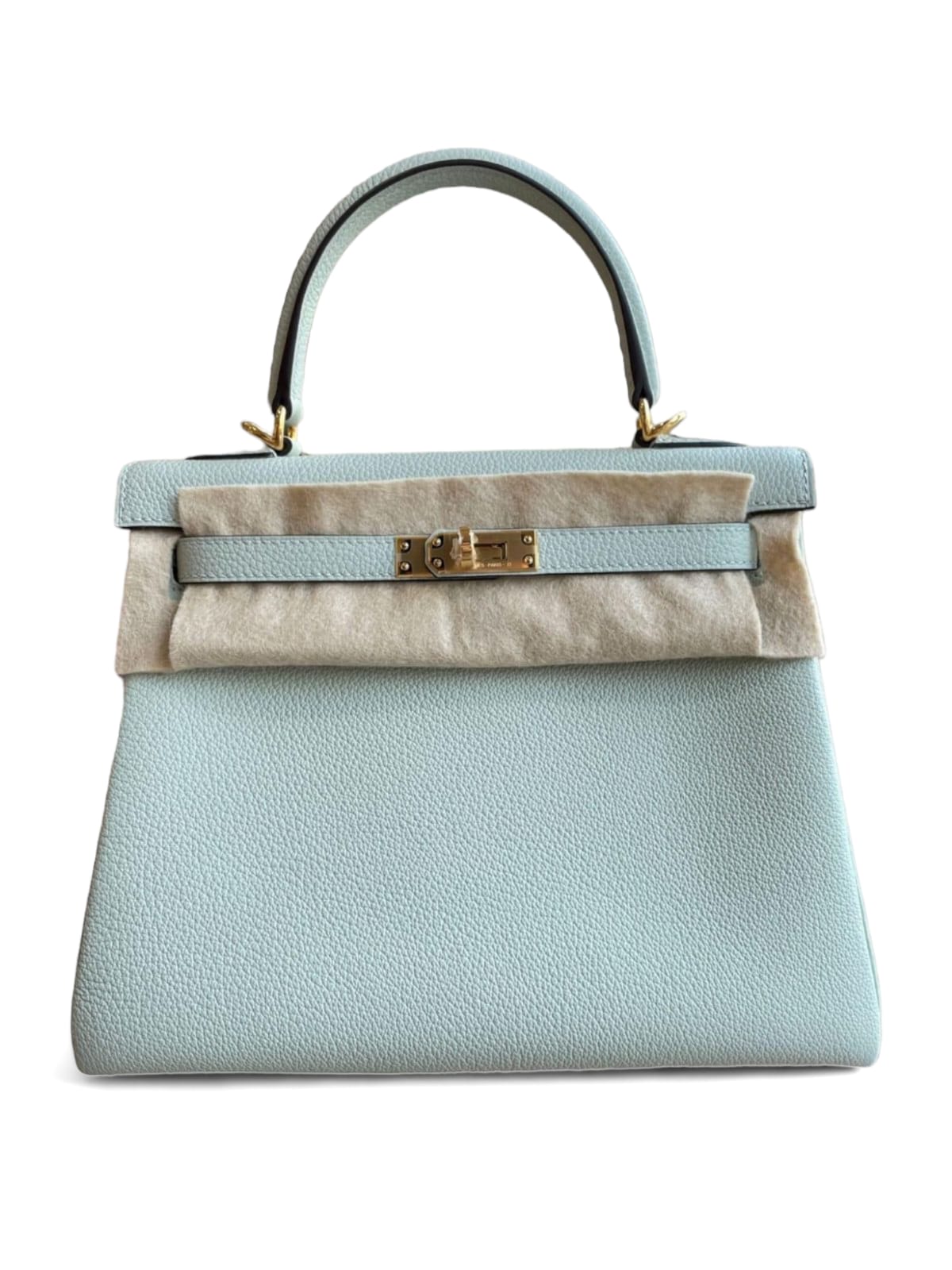 Hermes Kelly Retourne 25 Gris Neve Togo GHW