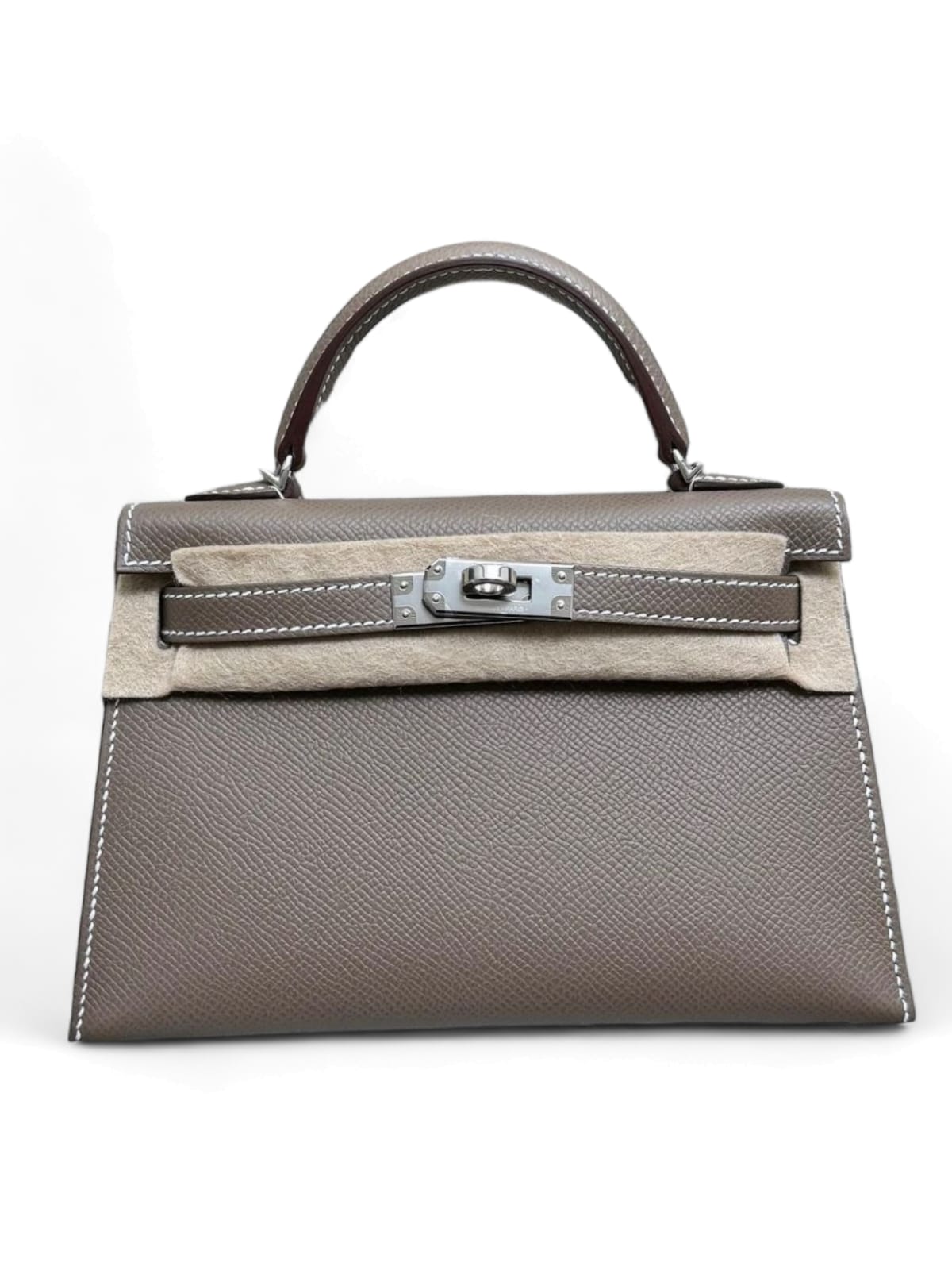 Hermes Kelly Sellier 20 Etoupe Epsom PHW