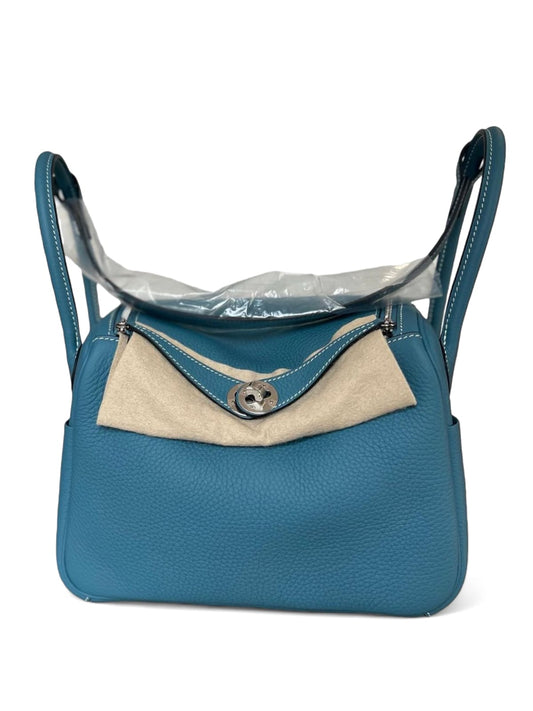Hermes Lindy 26 Blue Jean Clemence PHW