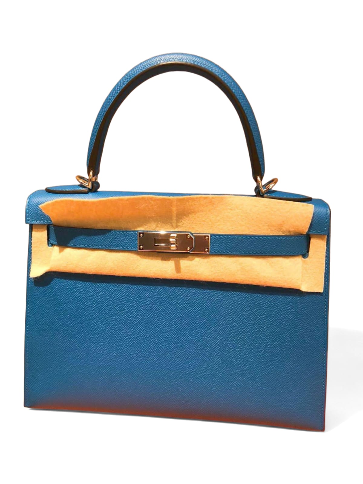 Hermes Kelly Sellier 28 Blue Zanzibar Epsom PHW