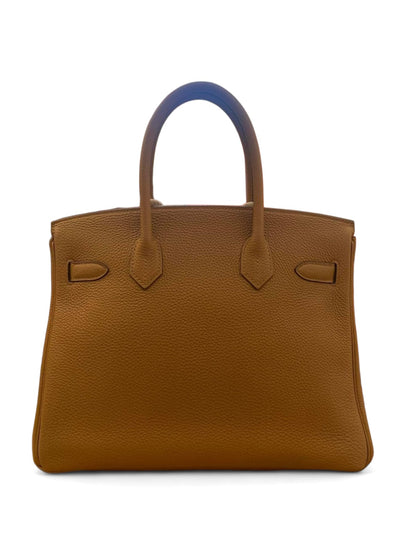 Hermes Birkin Retourne 30 Caramel Lime Togo PHW