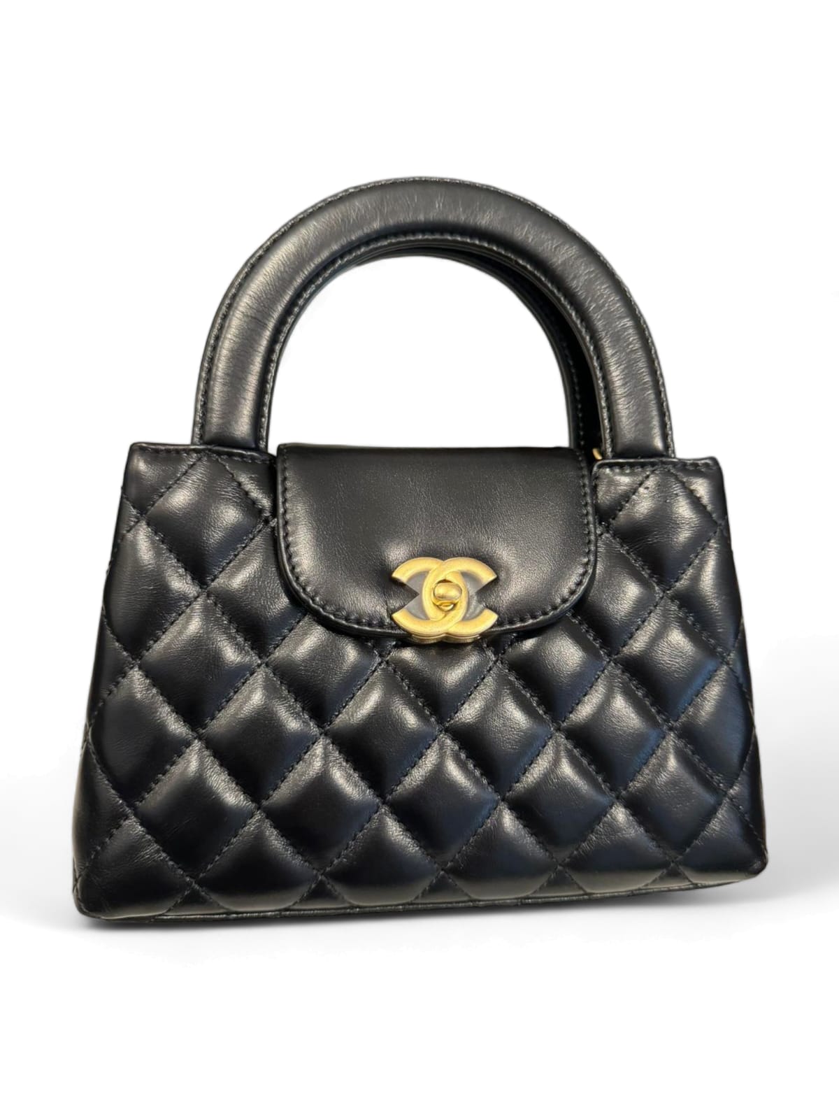 Chanel Kelly Mini Black Lambskin AGHW