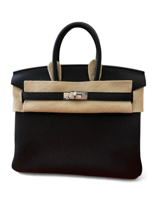 Hermes Birkin Retourne 25 Noir Togo PHW