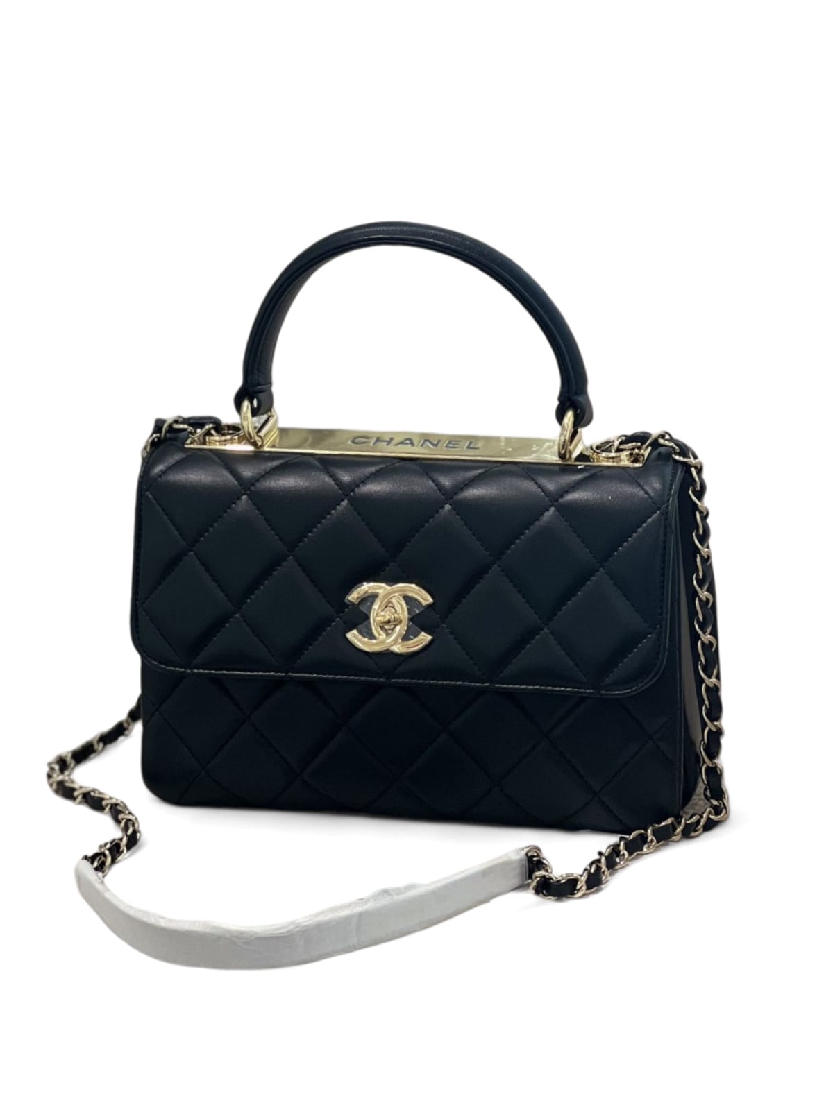 Chanel Trendy Small Black Lambskin LGHW