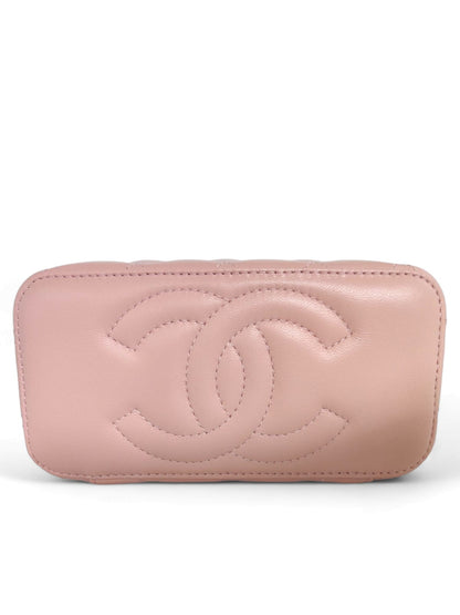 Chanel Vanity Pear Camelia Light Pink Lambskin AGHW