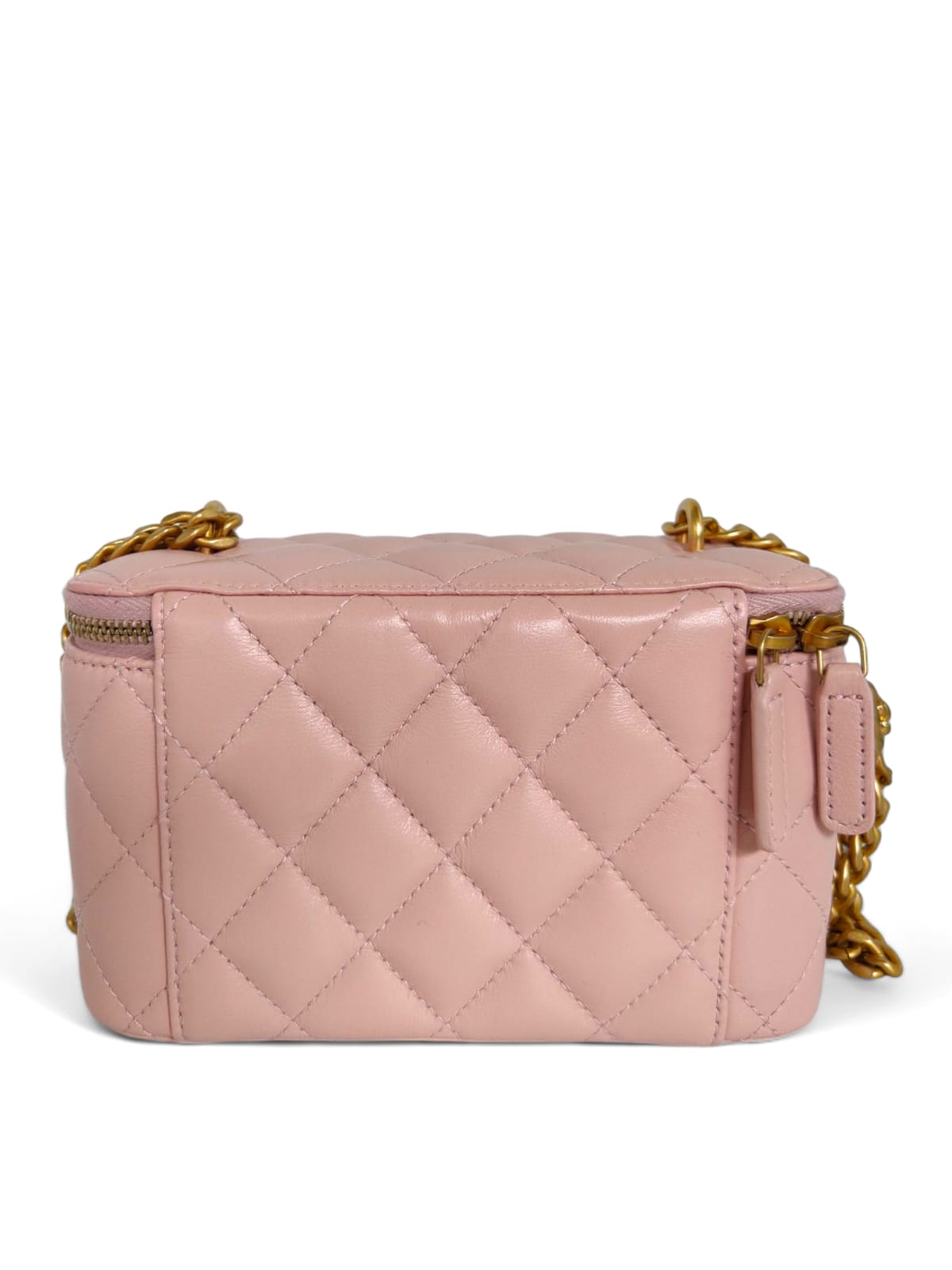 Chanel Vanity Pear Camelia Light Pink Lambskin AGHW