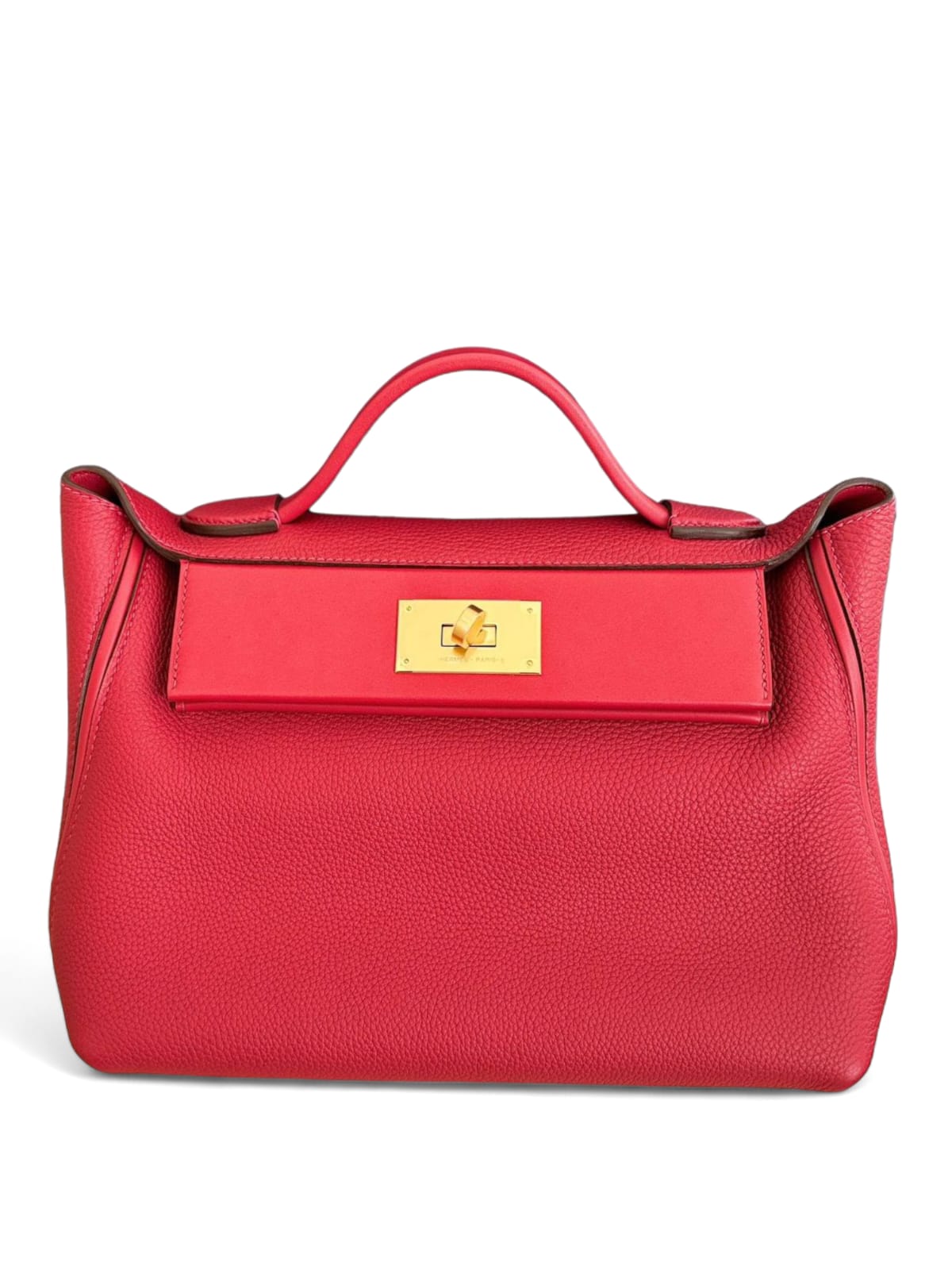 Hermes 24/24 29 Rouge Casaque Evercolor GHW