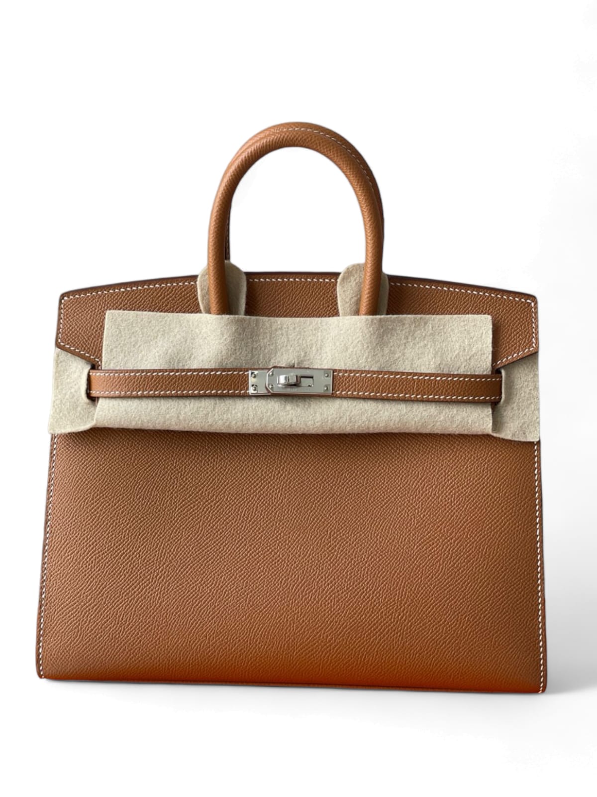 Hermes Birkin Sellier 25 Gold Epsom PHW