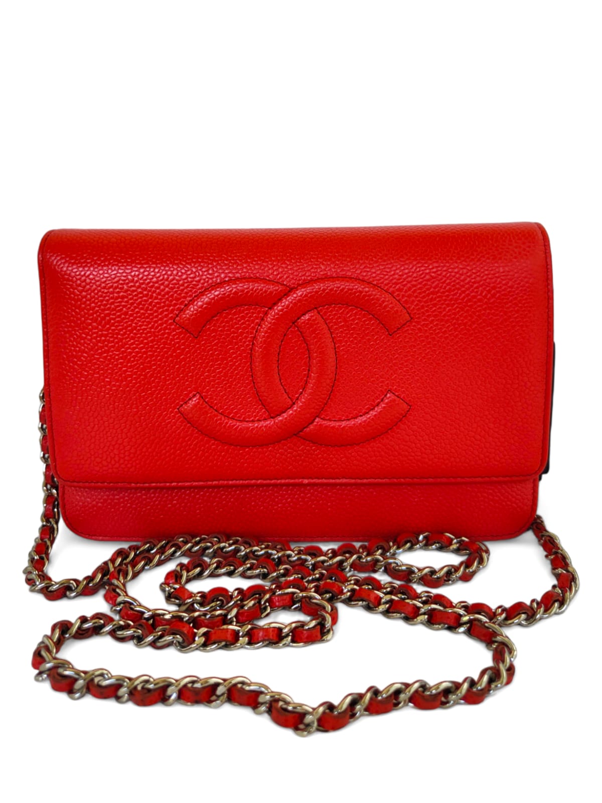 Chanel Woc Red Caviar SHW