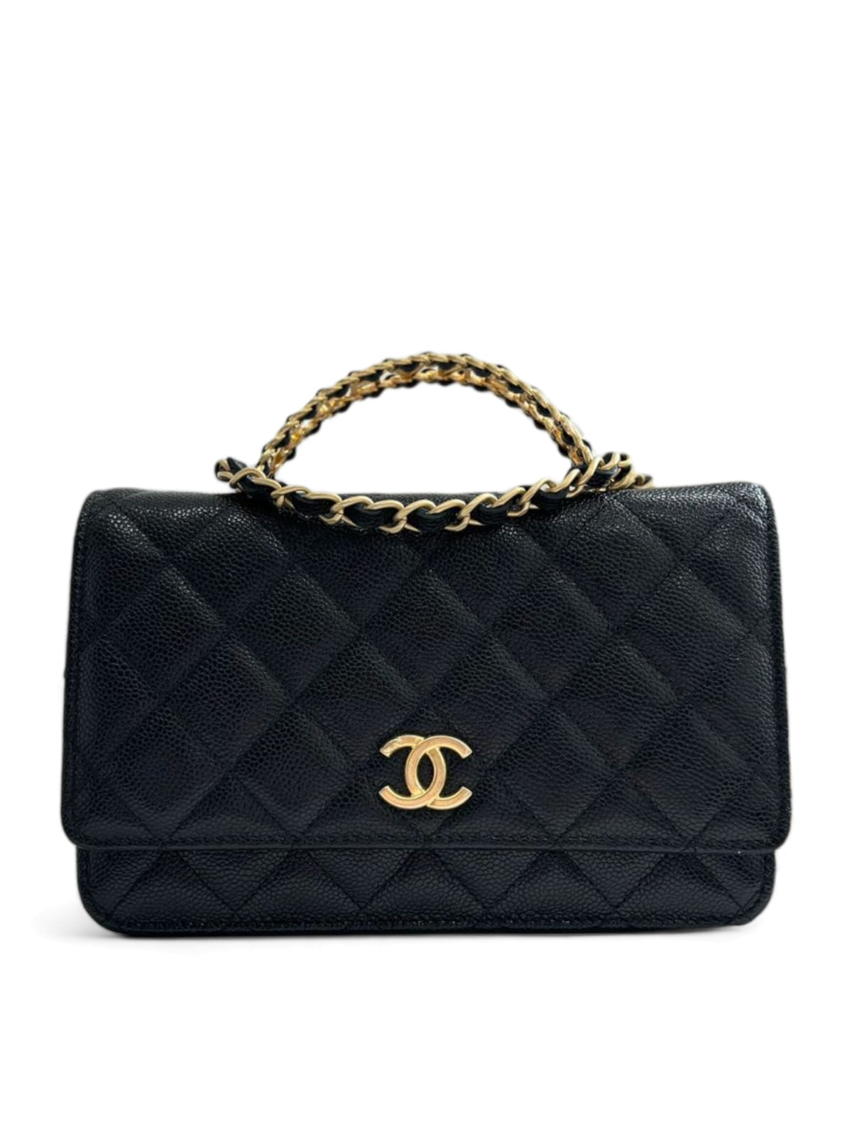 Chanel Woc Handle Black Caviar AGHW