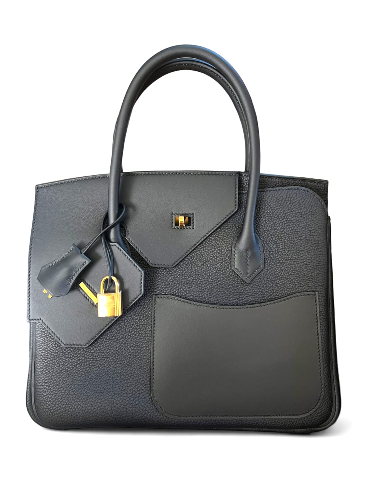 Hermes Birkin Retourne 30 Desorder Noir Swift and Togo GHW