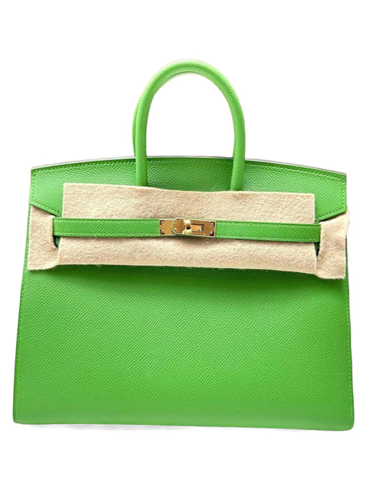 Hermes Birkin Sellier 25 Vert Yucca Epsom GHW