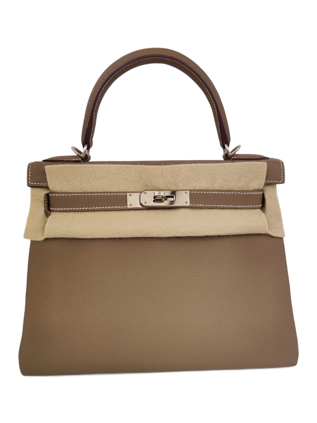 Hermes Kelly Retourne 28 Etoupe Togo PHW