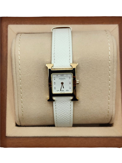 Hermes Heure H Watch White GHW