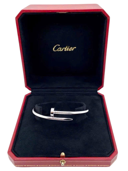 Cartier Juste Un Clou Nail Bracelet 18K White Gold