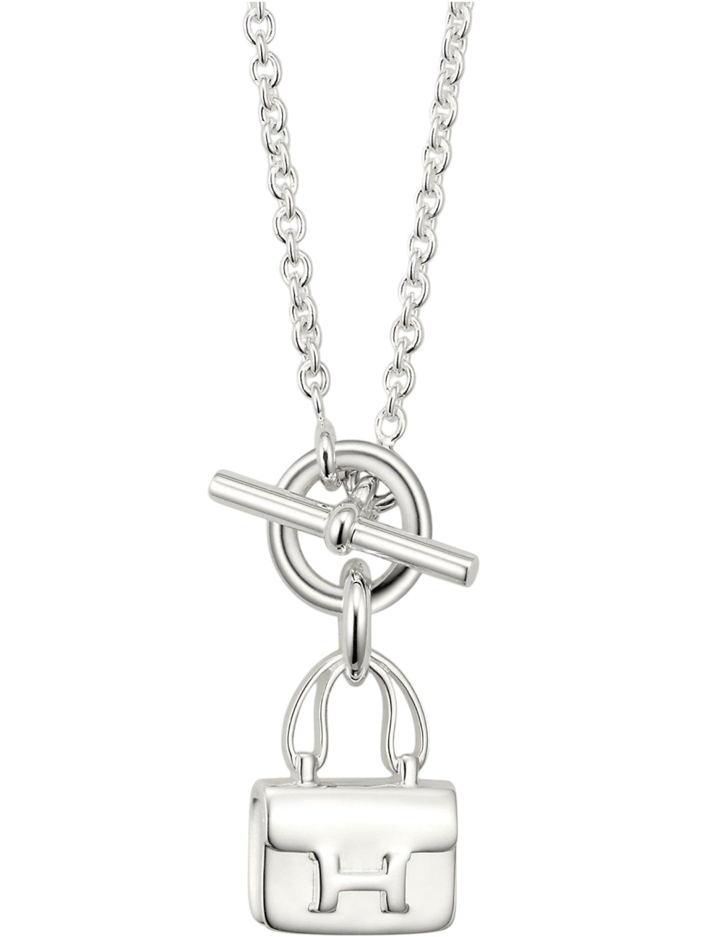 Hermes Necklace Amulettes Constance Silver