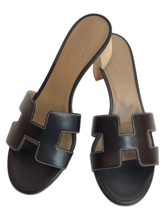 Hermes Heels Women Oasis Black