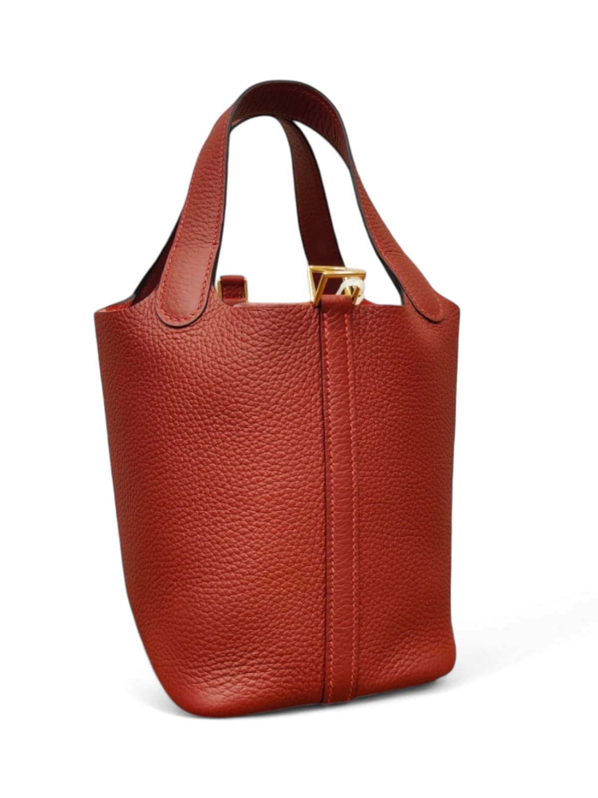 Hermes Picotin 18 Rouge H Clemence GHW