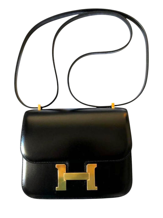 Hermes Constance 18 Noir Box Calf GHW