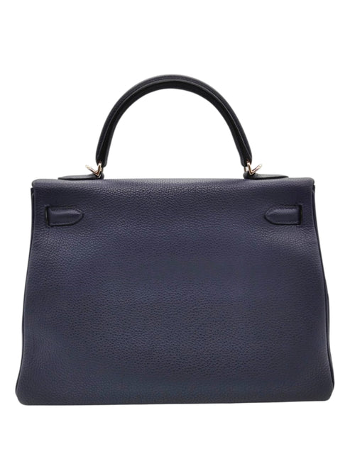 Hermes Kelly Retounrne 32 Blue Indigo Togo PHW