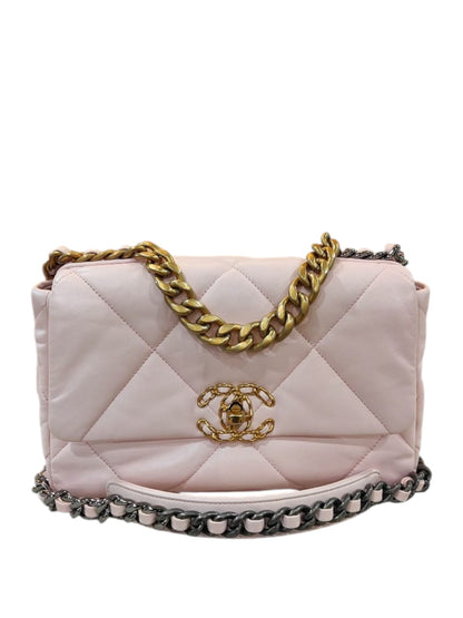 Chanel C19 Small Light Pink Lambskin AGHW