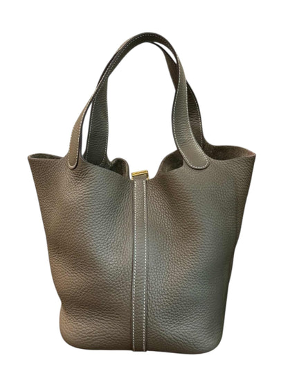 Hermes Picotin 22 Etoupe Clemence GHW