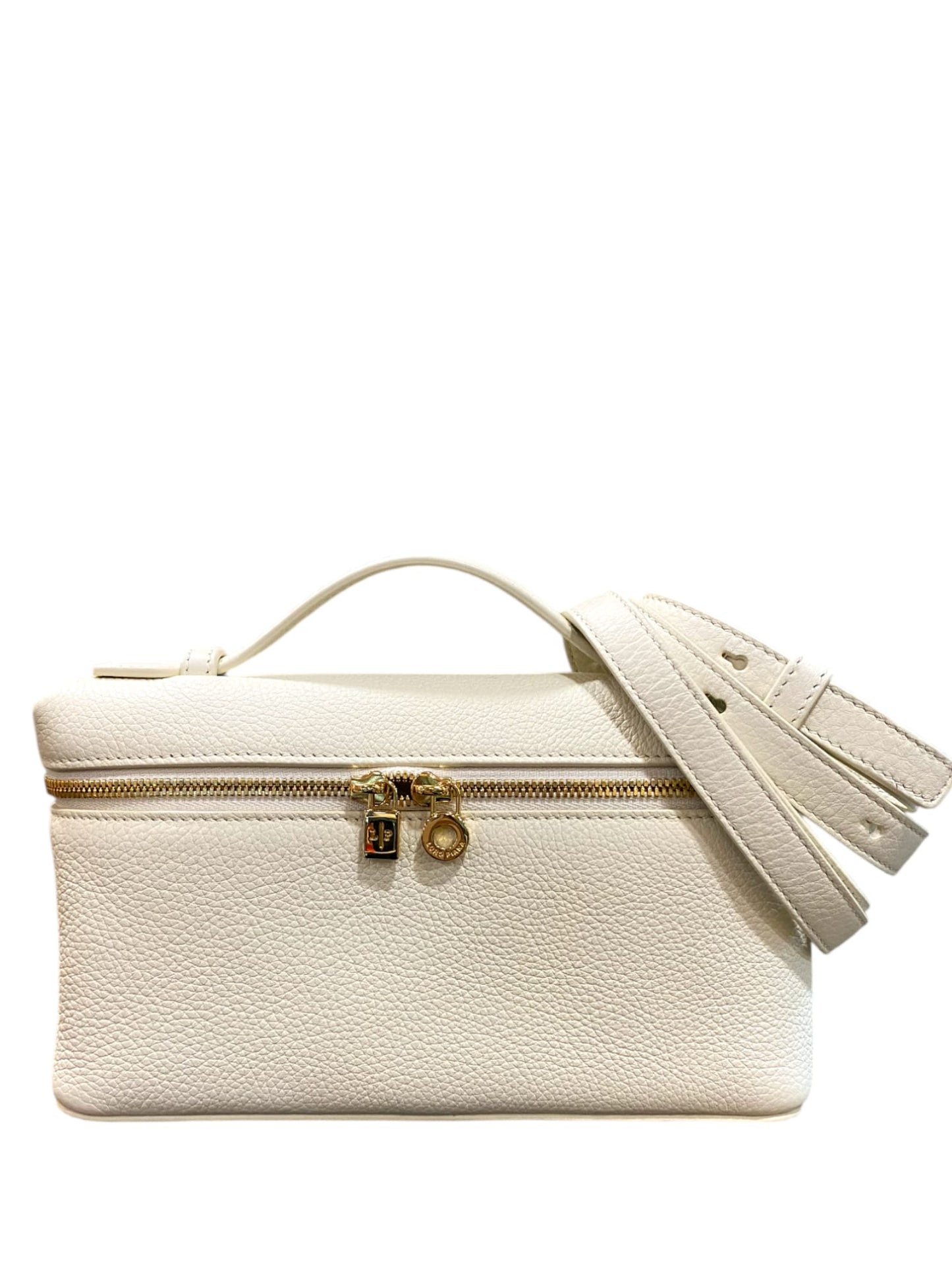 Loro Piana Extra Pocket L19  White Calfskin GHW