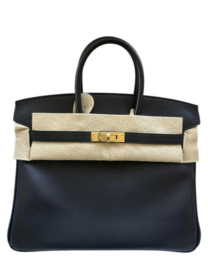 Hermes Birkin Retourne 25 Noir Volupto GHW