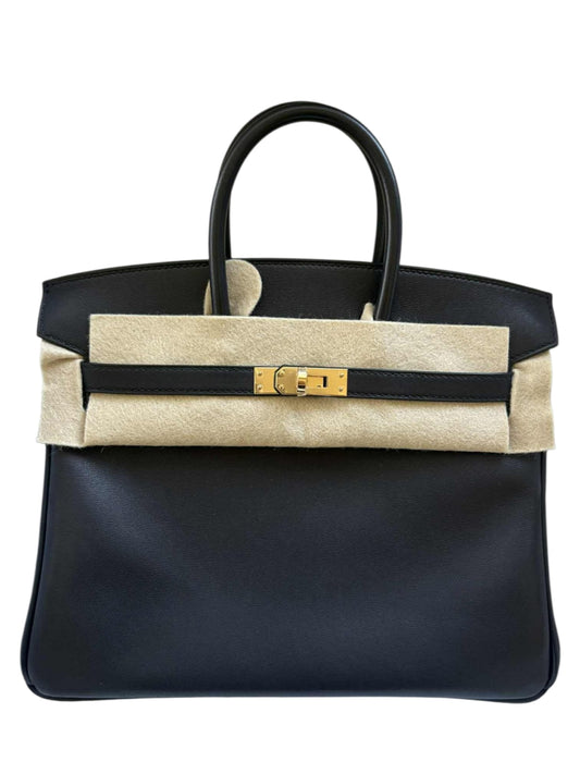 Hermes Birkin Retourne 25 Noir Volupto GHW