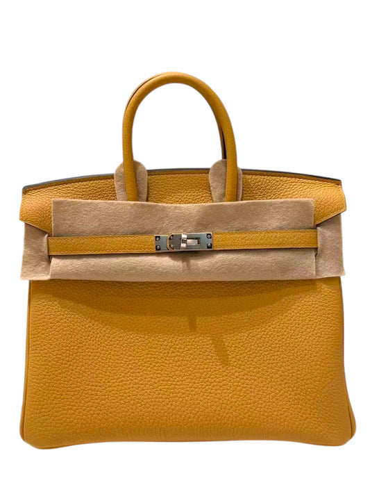 Hermes Birkin Retourne 25 Paille Togo PHW