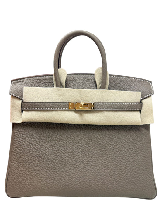 Hermes Birkin Retourne 25 Etoupe Togo GHW