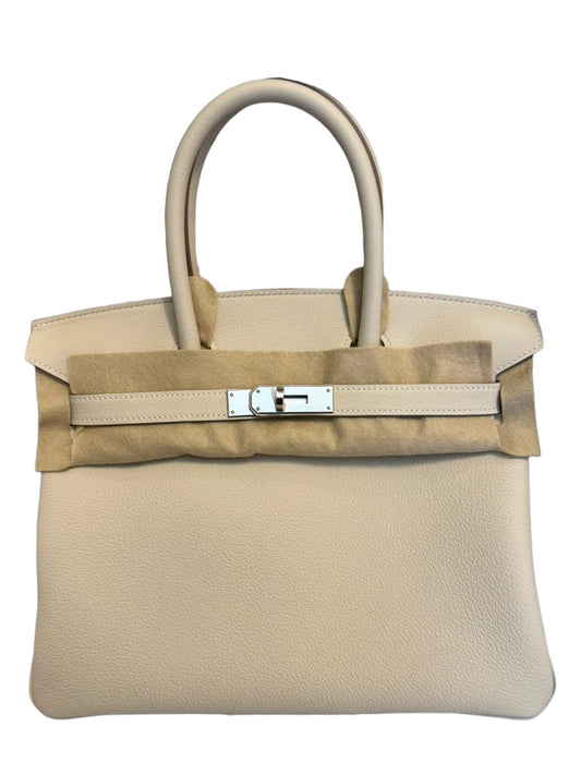 Hermes Birkin Retourne 30 Craie Togo PHW