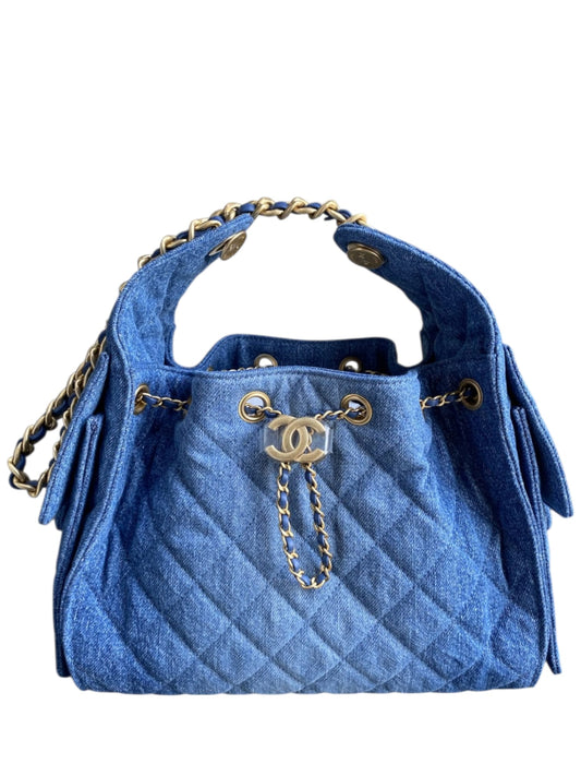 Chanel Hobo 25 Small Denim Jean AGHW