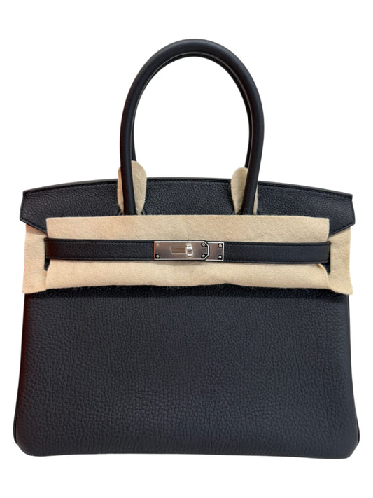 Hermes Birkin Retourne 30 Noir Togo PHW