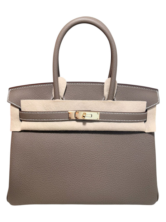 Hermes Birkin Retourne 30 Etoupe Togo GHW