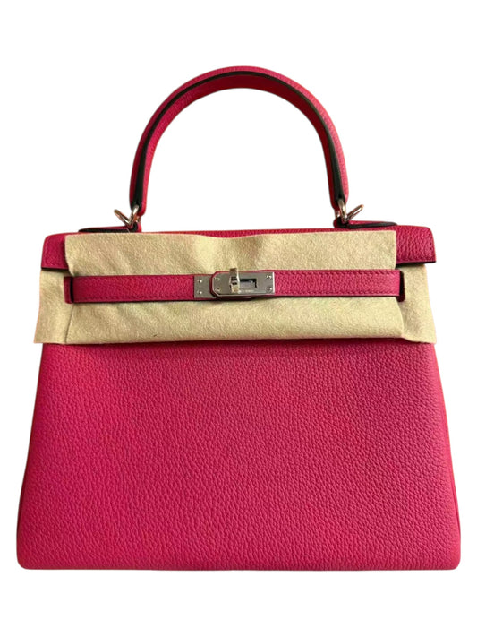 Hermes Kelly Retourne 25 Rose Mexico Togo PHW