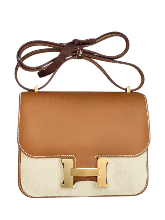 Hermes Constance 1-18 Gold Epsom GHW