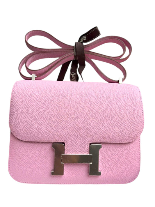 Hermes Constance 18 Mauve Sylvester Epsom PHW