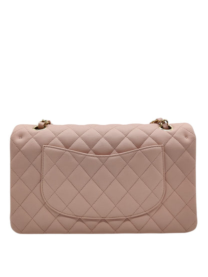 Chanel Classic Medium Light Pink Lambskin LGHW