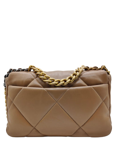 Chanel C19 Small Dark Beige Lambskin AGHW